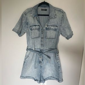 Anthropolgie BlankNYC Denim Romper